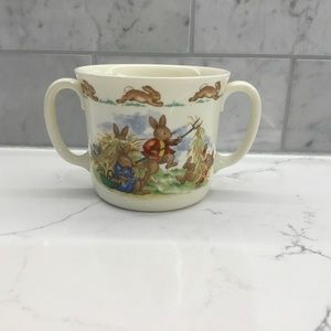 Royal Doulton Bunnykins “Making Hay” 2-handled Mug